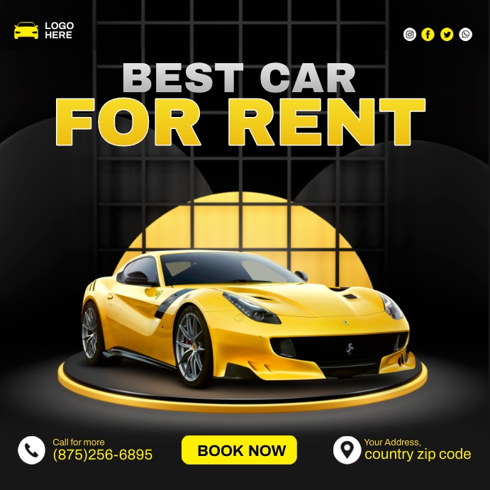 Copy of Car For Rent Ads | PosterMyWall