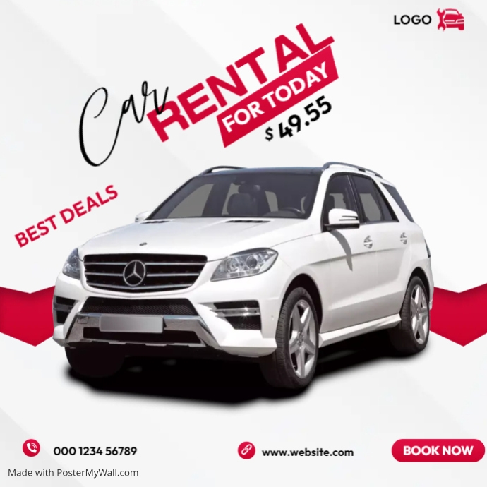 Car For Rent Template | PosterMyWall