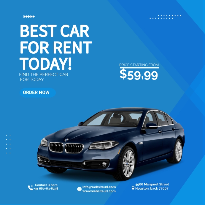 Car For Rent Flyers Template | PosterMyWall