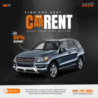 Rent Car Instagram Template | PosterMyWall
