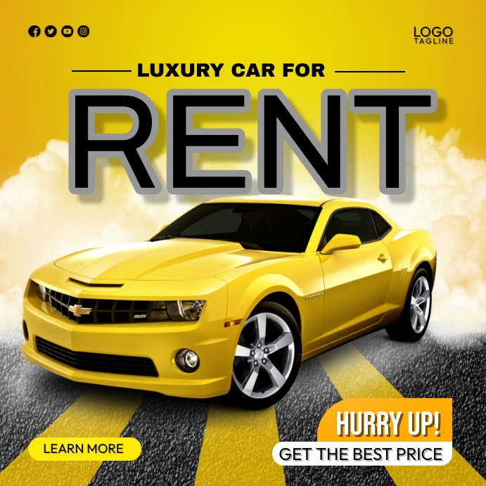 Car For Rent Template | PosterMyWall