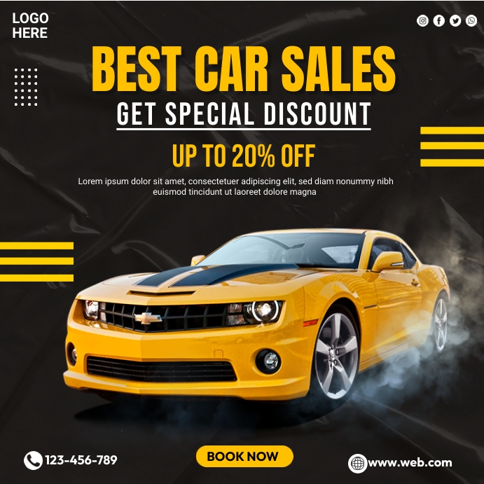 Car For Sale Ads Template PosterMyWall