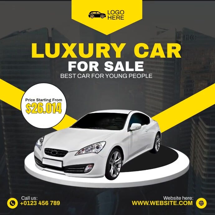Car For Sale Instagram Post template