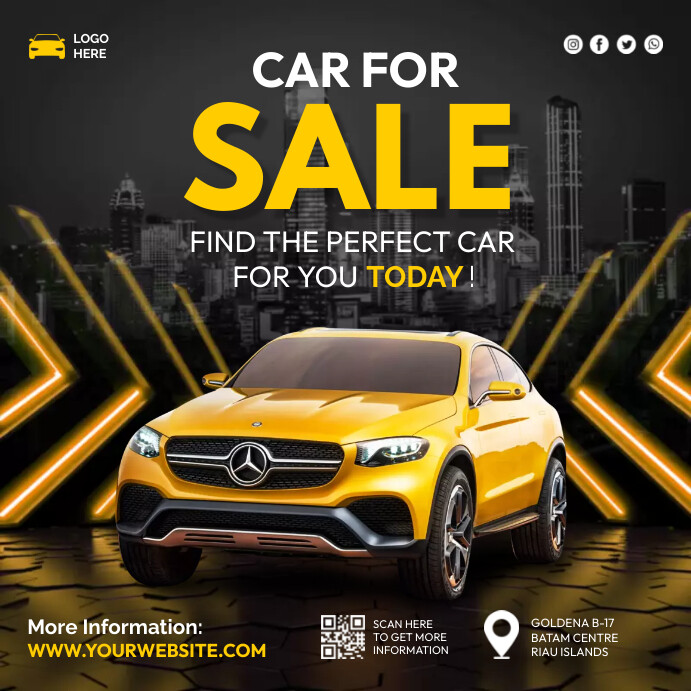 Car For Sale Template PosterMyWall