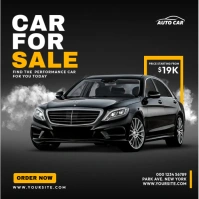 Car For Sale Instagram Post template