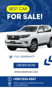 CAR FOR SALE FLYER Instagram Story template