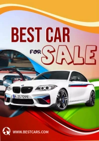 Car for Sale Poster A5 template