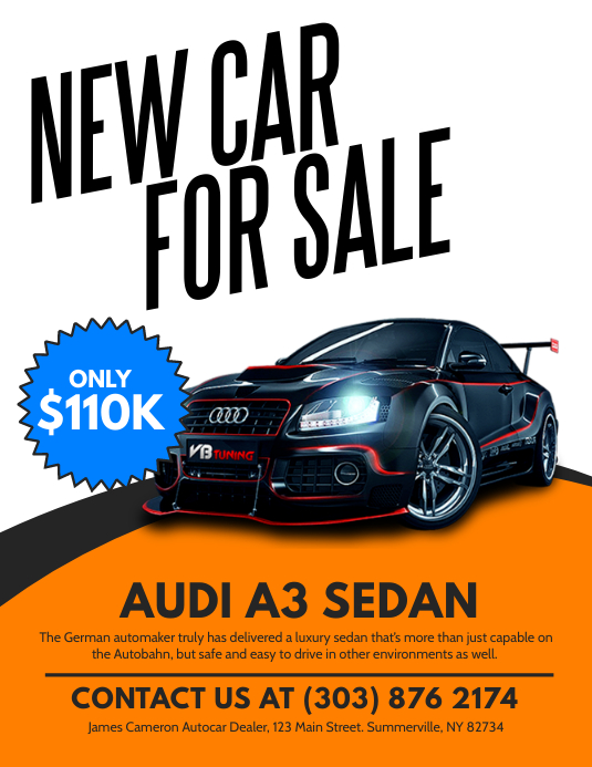 Car For Sale Flyer Template PosterMyWall Car For Sale Flyer Template PosterMyWall