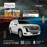 Car for sale video ad Instagram na Post template