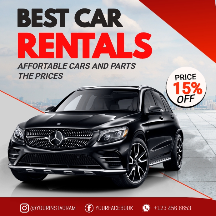 Ig Car Posts Car Instagram Template | PosterMyWall