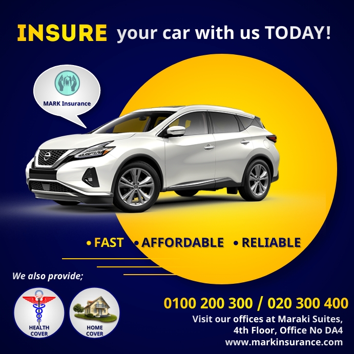 Car insurance Template | PosterMyWall