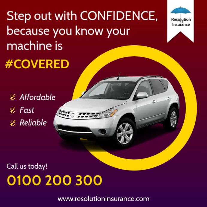 Over 50 Car Insurance Post Office Copy of Car insurance | PosterMyWall