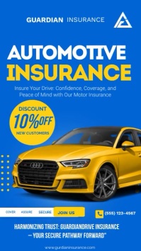 Professional Car Insurance Instagram Story Template | PosterMyWall