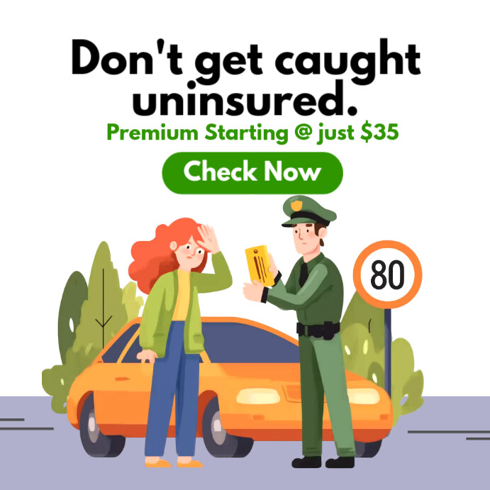 Copy of Car Insurance Service Post Template | PosterMyWall