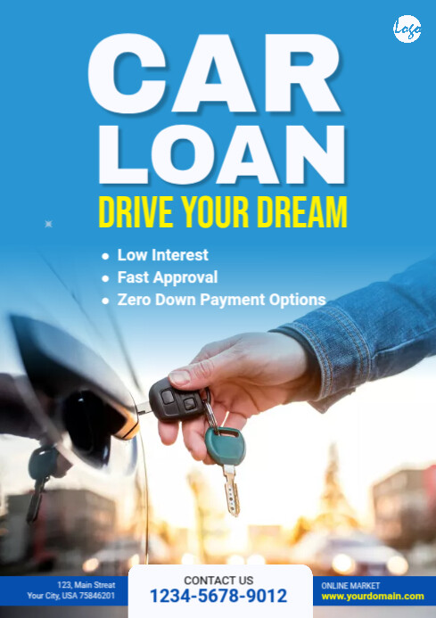 Car loan flyer ad Template | PosterMyWall