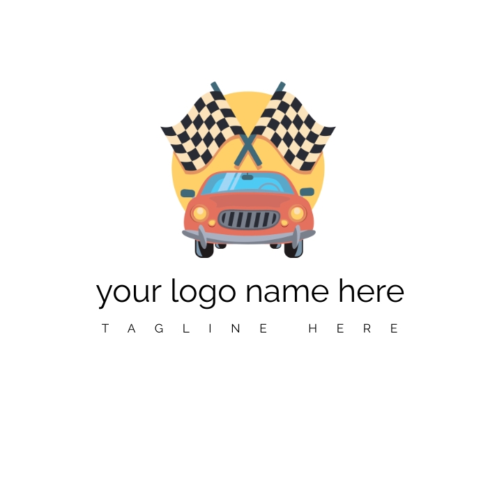CAR LOG| RACING CAR LOGO Template | PosterMyWall