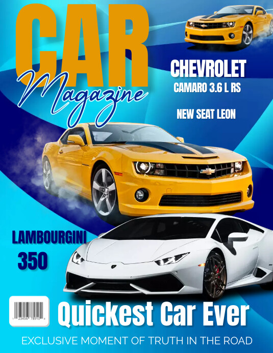 Car Magazine Cover Template | PosterMyWall