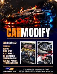 Car modification flyer template | PosterMyWall
