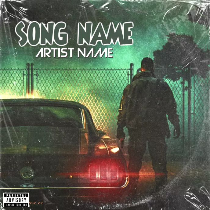 Plantilla de CAR MONEY Cover music Album trap mixtape rap | PosterMyWall