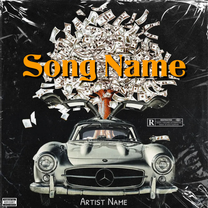 CAR MONEY Cover music Album trap mixtape rap Template | PosterMyWall