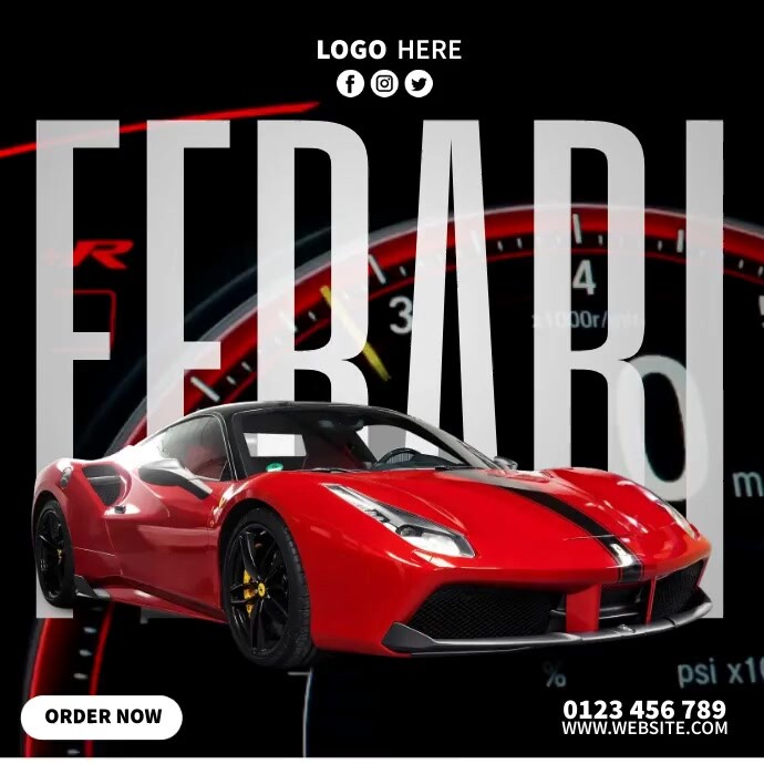 Car Poster Template | PosterMyWall