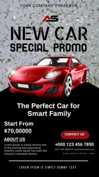 car promo, new car, event Instagram Story template
