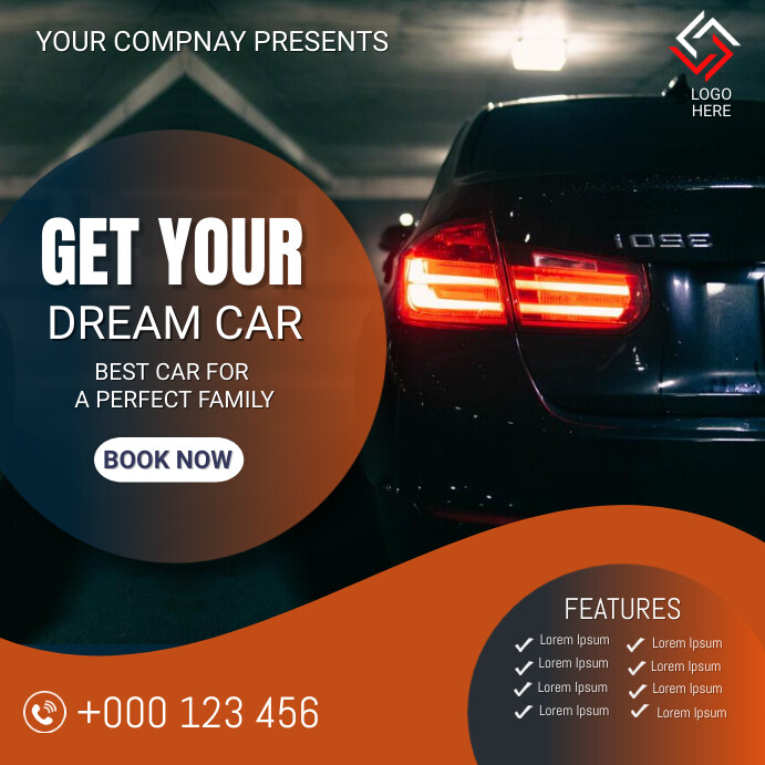 Logo Auto Promo car promo, new car, event Template | PosterMyWall
