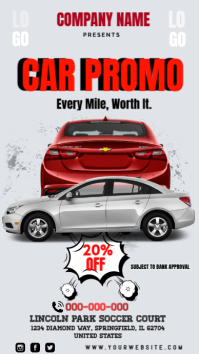 car promo Instagram Story template