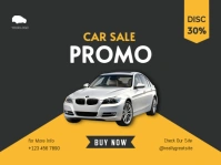 Car Promo Poster/ Yard Sign template