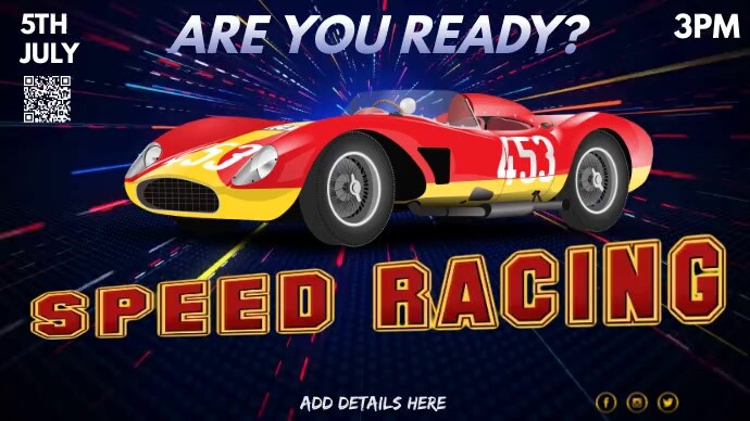 Car Race Template | PosterMyWall
