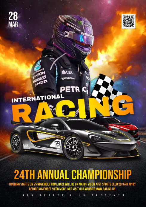 Copy of Car Racing | PosterMyWall