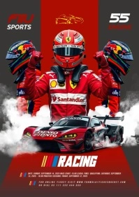 Car racing video template A5