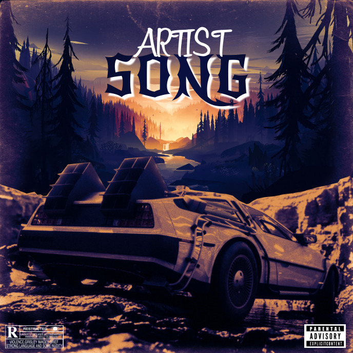 Car rap mixtape cover art design template | PosterMyWall