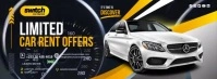 Car rent & sale facebook cover video ad template