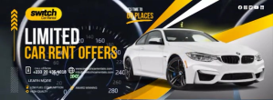 Car rent & sale facebook cover video ad template