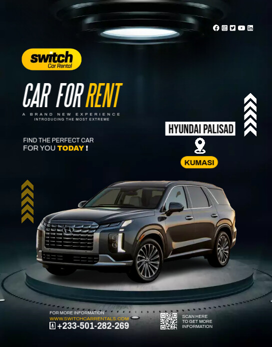 Car rent & sale flyer Template Poster/Wallboard