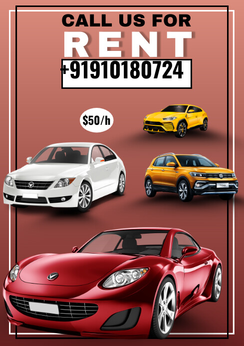 Garage Rent Advert car rent ads Template | PosterMyWall
