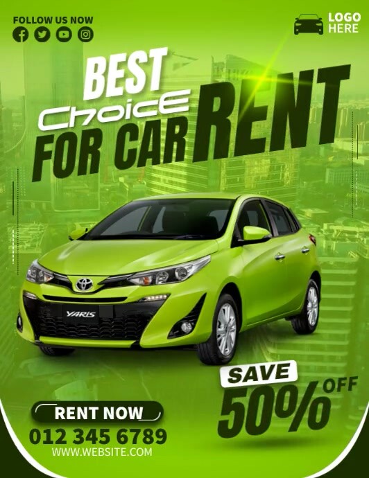 Copy of Car Rent Ads | PosterMyWall