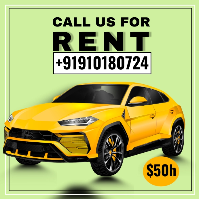 car rent Template PosterMyWall