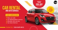 Car Rent Facebook Ad template