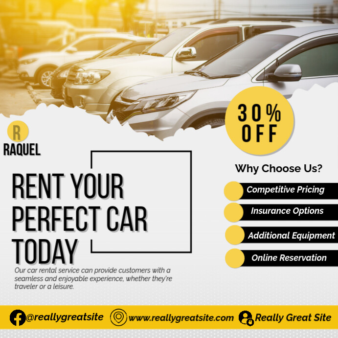 car rent flyer Template | PosterMyWall