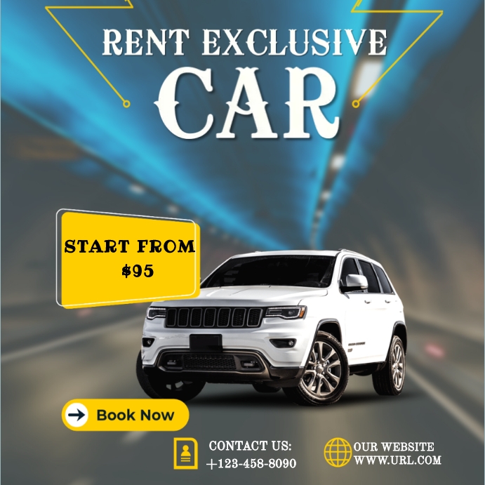Car rent Instagram post, social media post Template | PosterMyWall