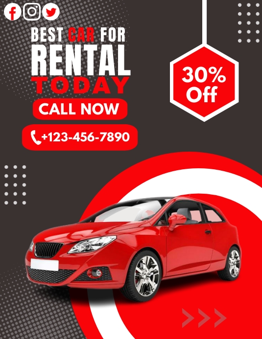 Car rental (10) Template PosterMyWall