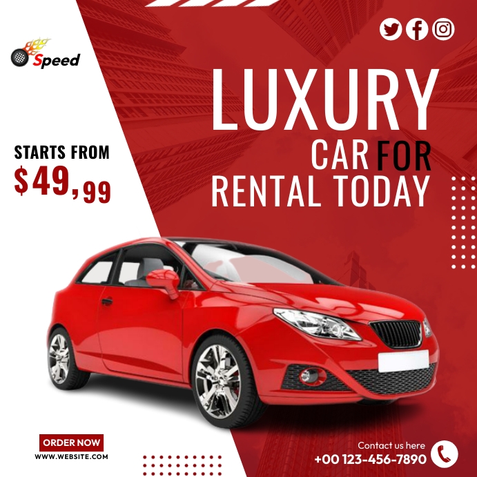 Car rental (3) Template PosterMyWall