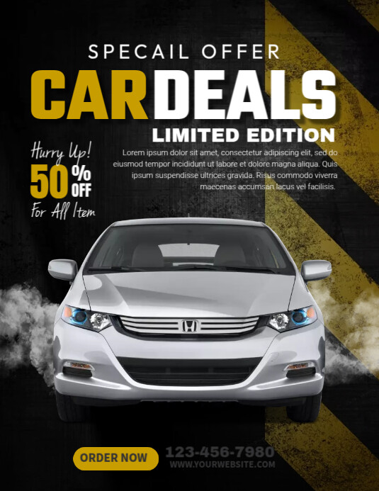 Car Rent Advertisement Car Rental Ads Template | PosterMyWall
