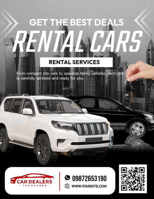 Car Rental Deals Template | PosterMyWall