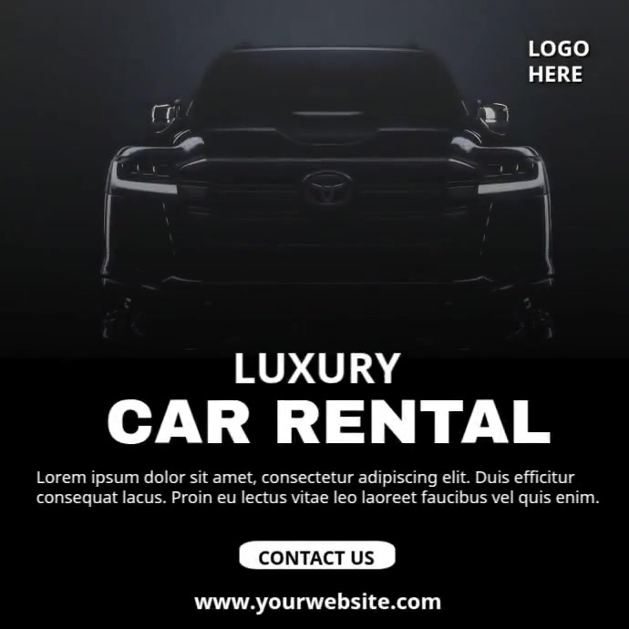 Car rental Logo template