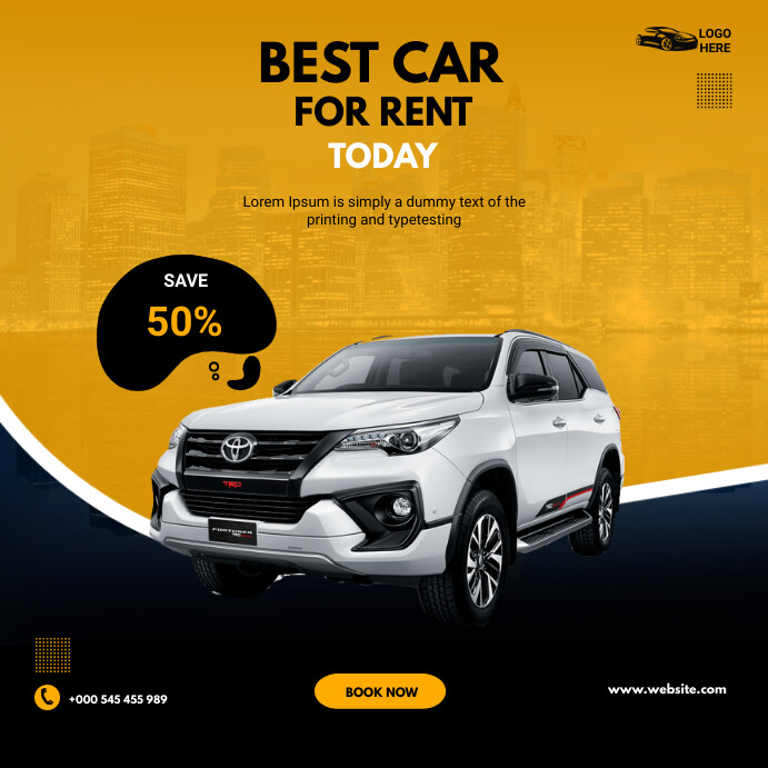 Plantilla de Car rental | PosterMyWall