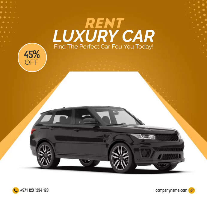 car rental Template | PosterMyWall