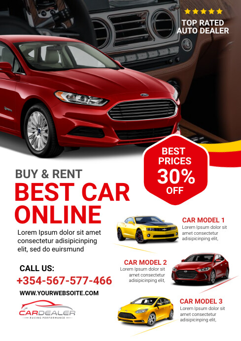 car rental Template | PosterMyWall